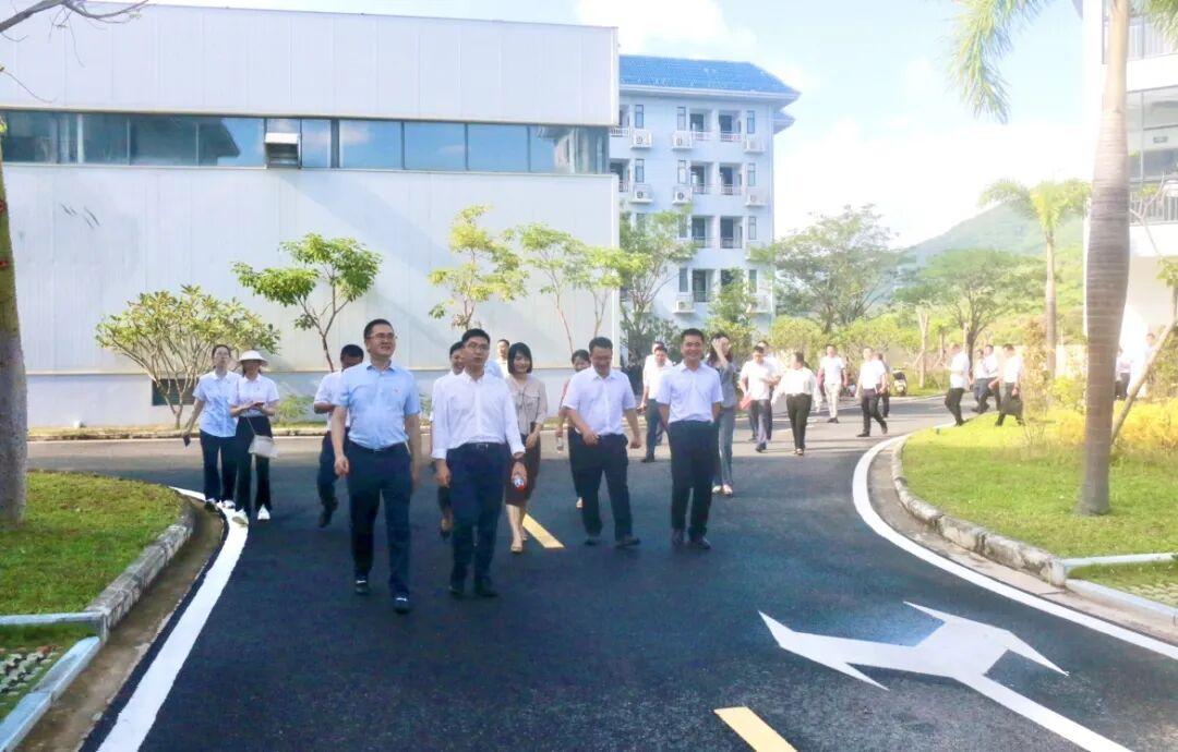 市委組織部組織參觀環(huán)農(nóng)集團(tuán)黨委自貿(mào)港先鋒行
